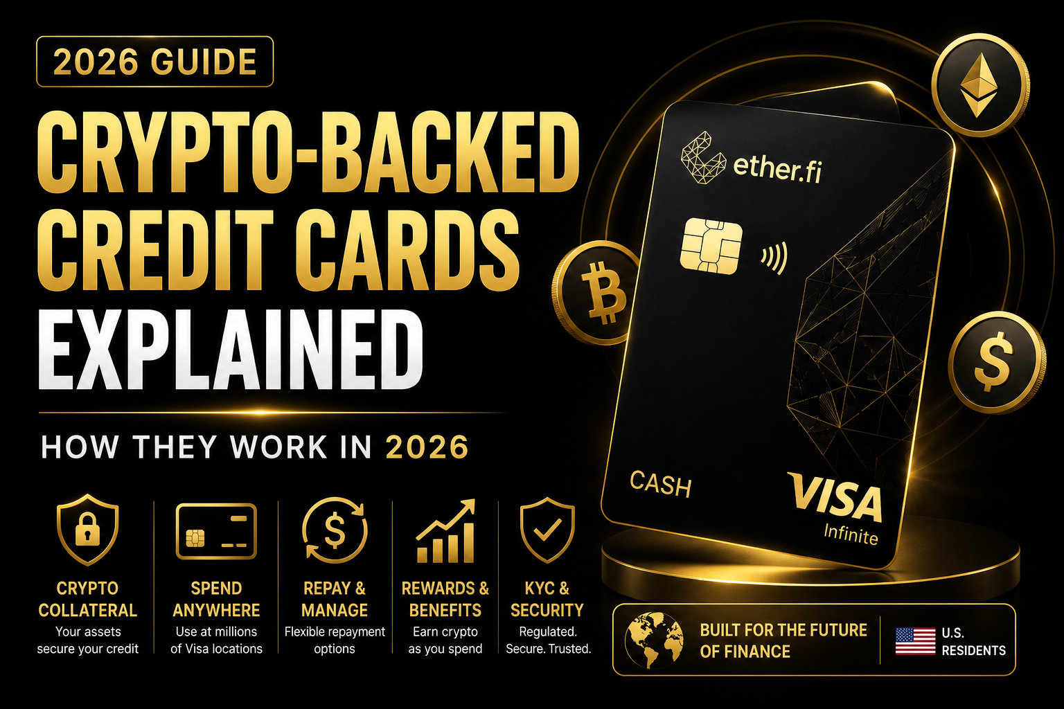How crypto backed credit cards work in 2026