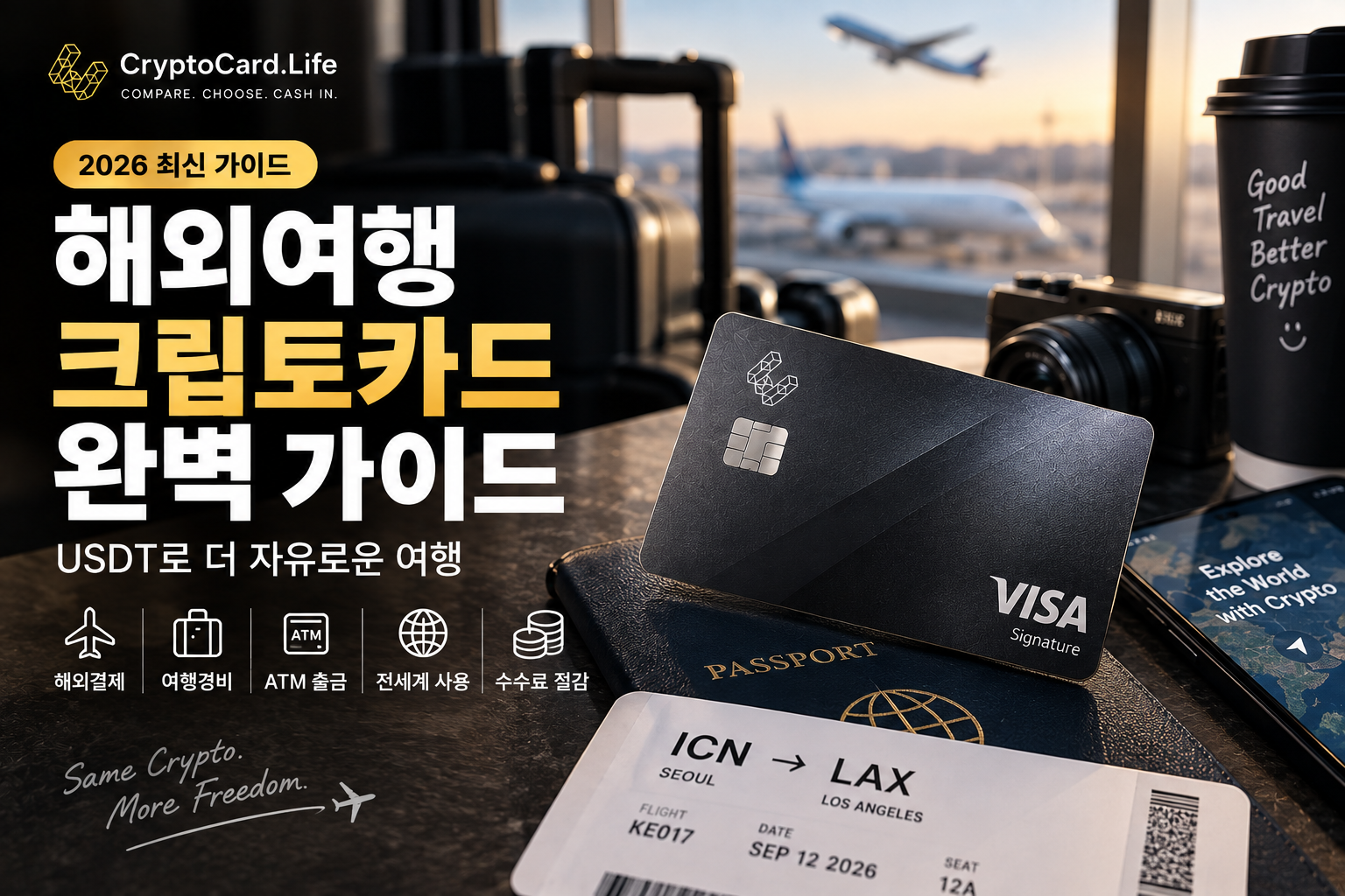 크립토카드 체크카드 차이 2026 한국 사용자 비교