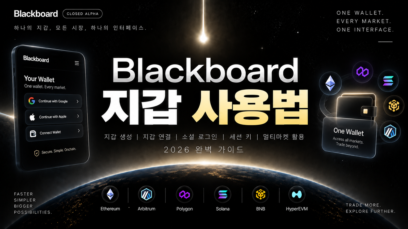 블랙보드 지갑 사용법 소셜 로그인 지갑 연결 2026