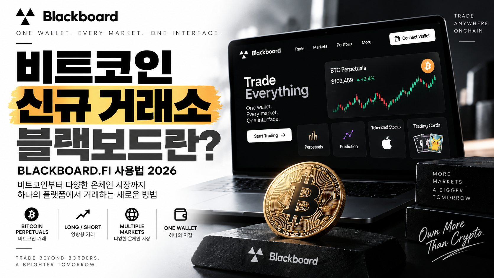비트코인 신규 거래소 블랙보드 BLACKBOARD.FI 사용법 2026